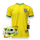 Camisa Brasil 1998 I Home - Versão Retrô  | PrimeFut
