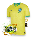 Camisa Brasil I 2022 - Amarela - - Masculino Jogador  | PrimeFut