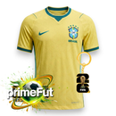 Camisa Brasil 2026 - Versão Jogador Amarela  | PrimeFut