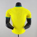 Camisa Brasil I 2022 - Amarela - - Masculino Jogador  | PrimeFut