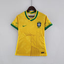 Camisa Feminina Seleção Brasil - Amarela | PrimeFut