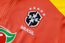 Conjunto Agasalho Brasil Laranja  | PrimeFut