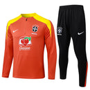 Conjunto Agasalho Brasil Laranja  | PrimeFut
