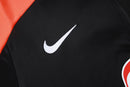 Conjunto Agasalho Brasil Preto/Laranja  | PrimeFut