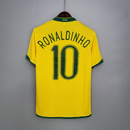 Camisa Seleção Brasileira Retrô 2006 Amarela  | PrimeFut