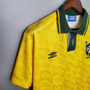 Camisa Seleção Brasileira Retrô 1991/1993 Amarela  | PrimeFut