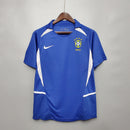 Camisa Seleção Brasileira Retrô 2002 Azul -  | PrimeFut