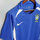 Camisa Seleção Brasileira Retrô 2002 Azul -  | PrimeFut