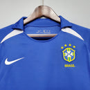 Camisa Seleção Brasileira Retrô 2002 Azul -  | PrimeFut