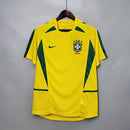 Camisa Seleção Brasileira Retrô 2002 Amarela  | PrimeFut